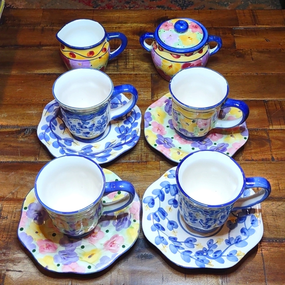 Bloom-Rite Teacup Set Rare